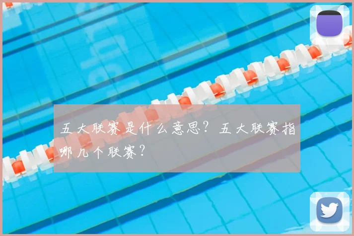 五大联赛是什么意思?五大联赛指哪几个联赛?